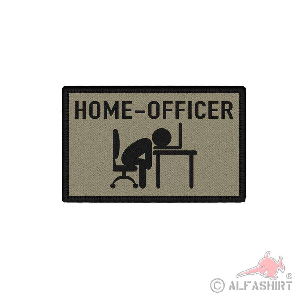 Patch Home-Officer Office Gamer Soldat Bundeswehr Stab Büro #41373