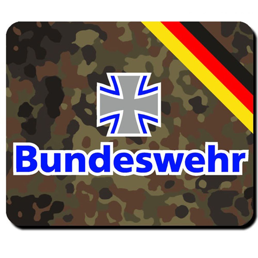Bundeswehr Deutschland eisernes Kreuz BW Bund Dienst Emblem - Mauspad #8035