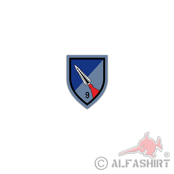 Sticker Belgian 9th Operations Group Belgium anti-aircraft 5x7cm A3436