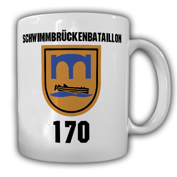 Tasse Schwimmbrückenbataillon 170 SchwBrBtl Pionier Brücken Reservist #20851