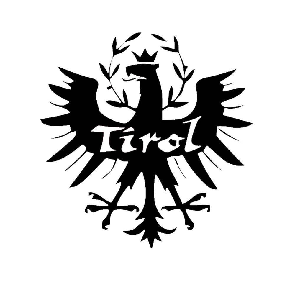 Tirol Aufkleber Süd Tiroler Adler Deutscher Alpen 25cmx25cm A4989