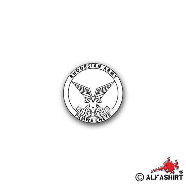 Aufkleber/Sticker Selous Scouts Rhodesian Army Special Forces 7x7cm A1614