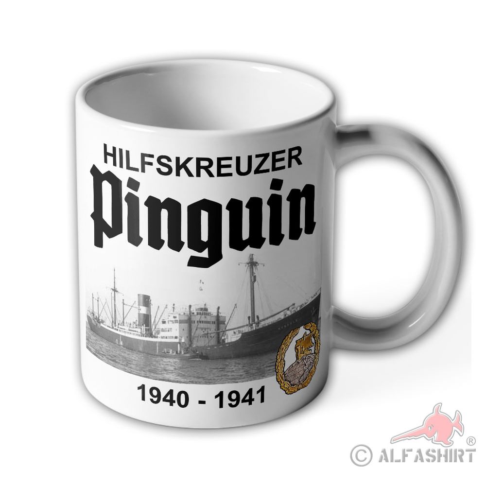 Cup auxiliary cruiser Penguin commercial disruption cruiser 5 HSK Kriegsmarine #39238