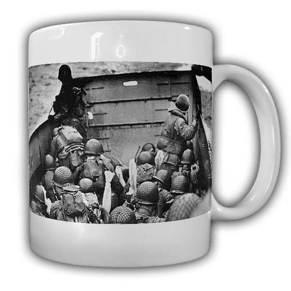 Omaha Beach Tasse Frankreich Alliierten Army Soldaten #22548