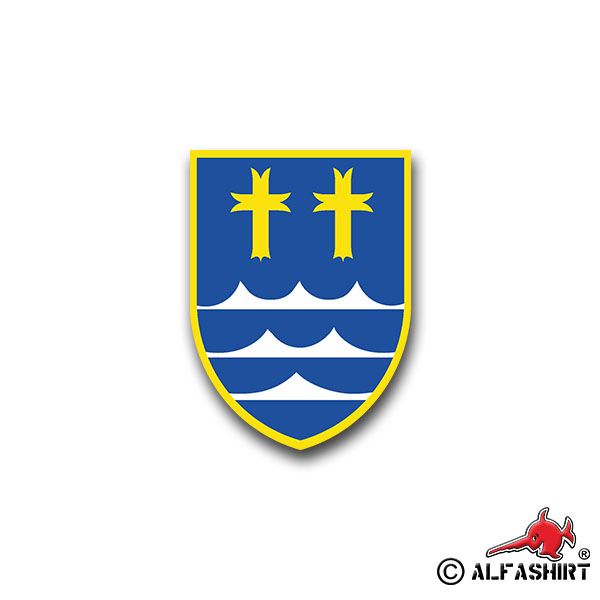 PzBrig 33 Aufkleber Sticker Panzer Brigade Heer Celle Wappen 5x7cm A891
