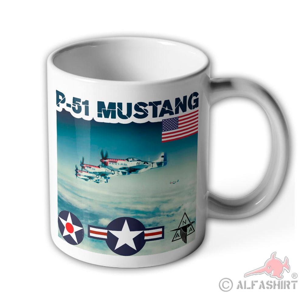 Mug P-51 Mustang Aircraft USAAF Us Air Force North American #40615