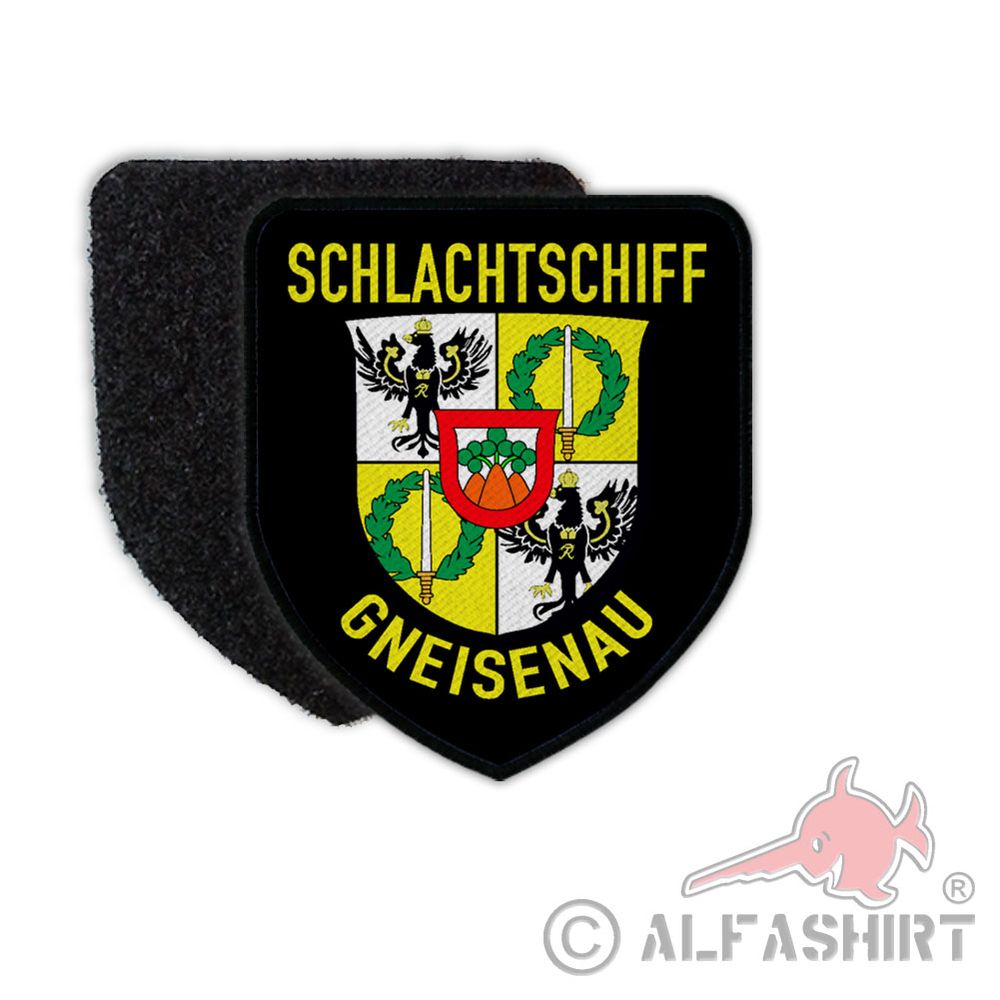 Patch 75x65 Schlachtschiff Gneisenau Deutsche Kriegsmarine #34990