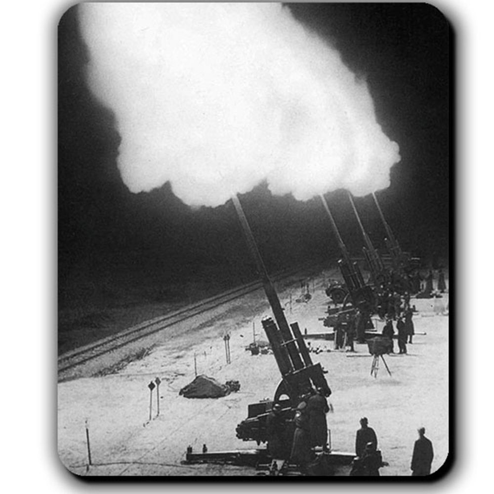 8,8cm Flak Batterie Nachtschießen Flugabwehr Deutschland Mauspad Mousepad #13785