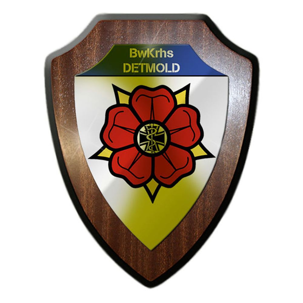 Wappenschild BwKrhs Detmold Bundeswehrkrankenhaus Sanitäter Wappen BwK #23232