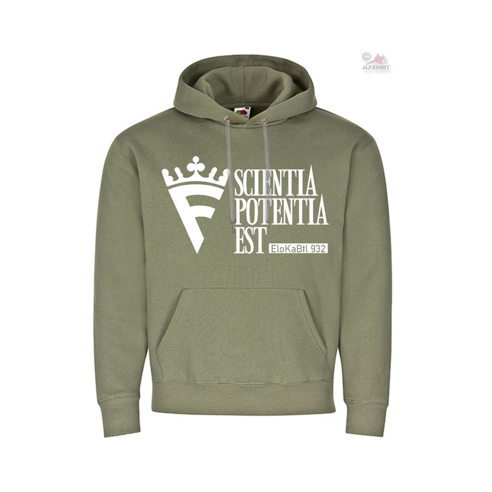Hoodie EloKaBtl 932 BW Telecommunications Electronic Warfare # 26666