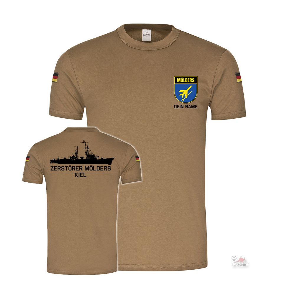 BW Tropen Mölders D186 Destroyer Mölders Kiel Personalized Coat of Arms Ship #41318