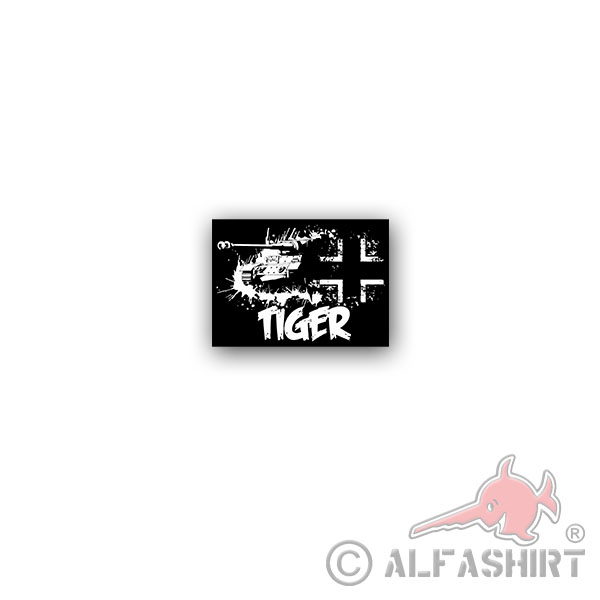 TIGER Tank Sticker Sticker Panzerkampfwagen Panzer Panzermann 10x7cm # A3588