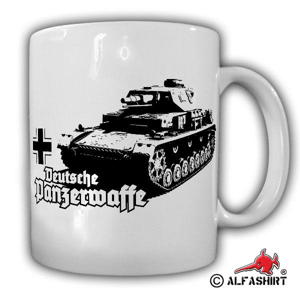 German Panzer Weapon Panzer 4IV Panzertruppe Germany Chariot Cup # 15120