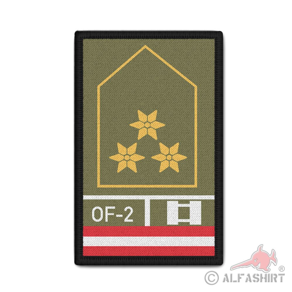 Rank Patch Bundesheer Hauptmann Dienstgrad Österreich 9,8 x 6cm#37110