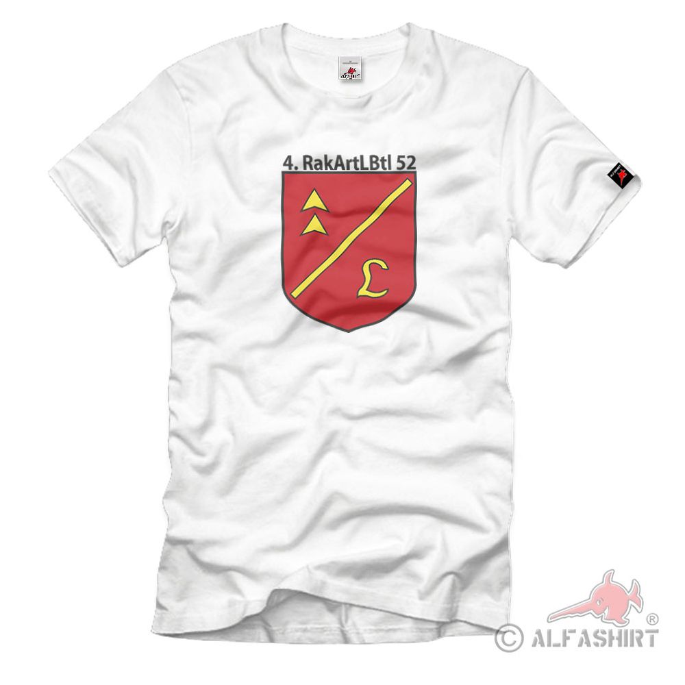4 RakArtBtl 52 Raketenartillerielehrbataillon Bundeswehr Wappen T Shirt #2940
