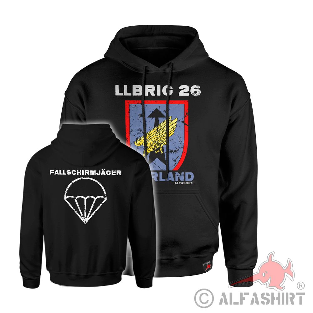 Hoodie LLBrig 26 Saarland Airborne Brigade Bundeswehr Saarlouis #41187