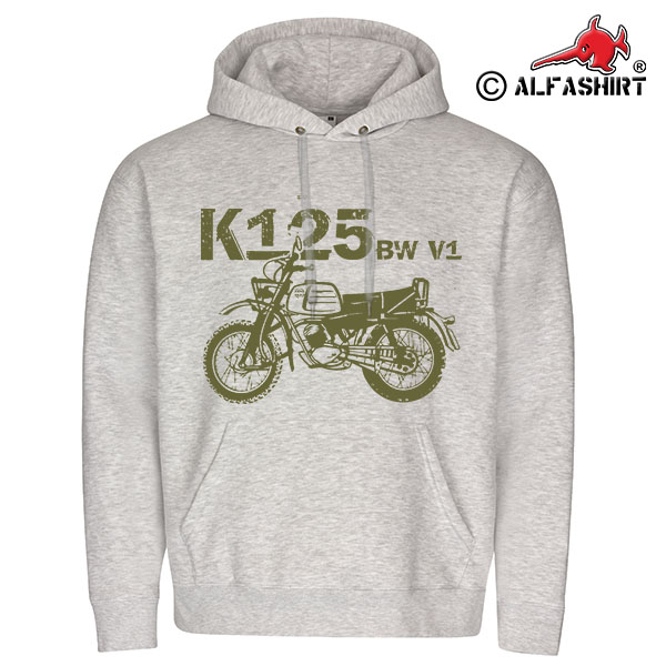 K125 BW V1 Motorrad Bundeswehr Krad Kradmelder Kapuzenpullover #15782