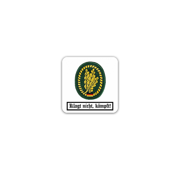 Sticker Beret Badge Hunter Jägertruppe Kampftruppe 7x7cm A3186