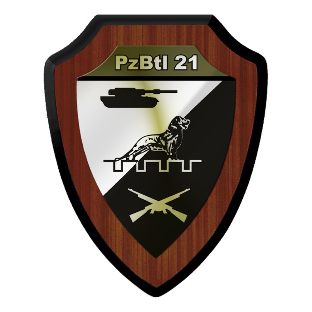 Wappenschild PzBtl 21 Panzerbataillon Panzer Bataillon Leopard Bundeswehr #9330W