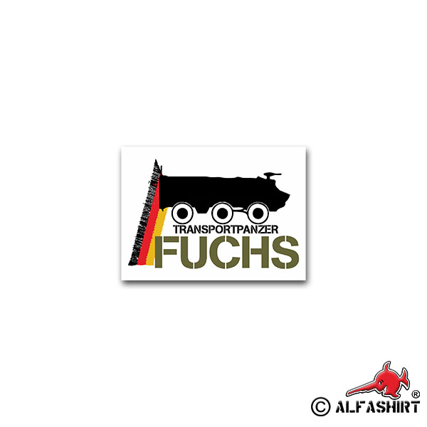 Sticker TPz Fuchs Sonderkraftfahrzeug Transport Tank 10x7cm A2387