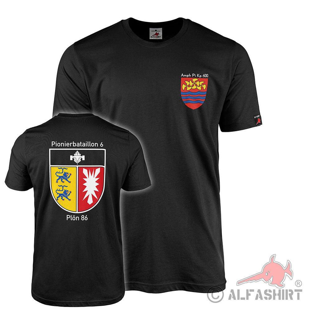 Amph Pi Kp 600 Bundeswehr Amphibious Pioneer Company Barracks T-Shirt #44479
