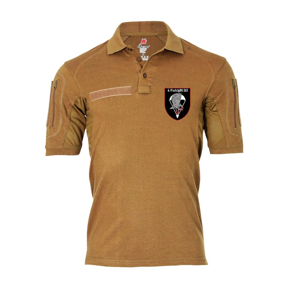 Tactical polo shirt Alfa FschJgBtl 6-263 Special train paratrooper Btl # 29042