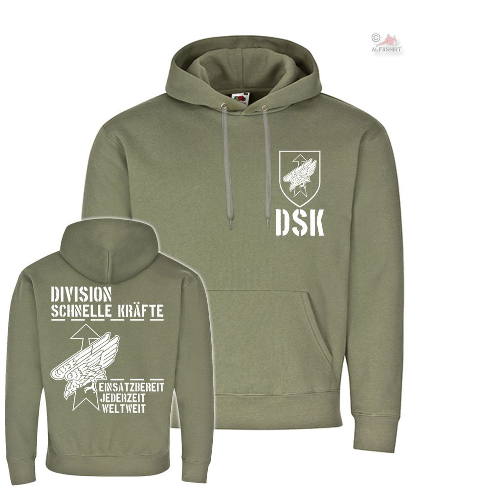 DSK Division Schnelle Kräfte Verbandsabzeichen - Kapuzenpullover #18709