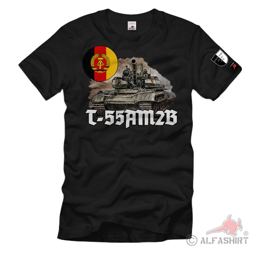 Lukas Wirp T-55AM2B Volksarmee Landstreitkräfte NVA DDR T-Shirt#35910