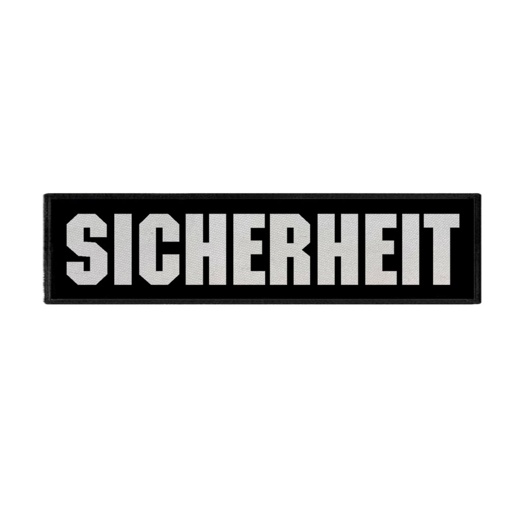 Rückenpatch Sicherheit Sicherheitsdienst cybersecurity business 28x7cm #34159