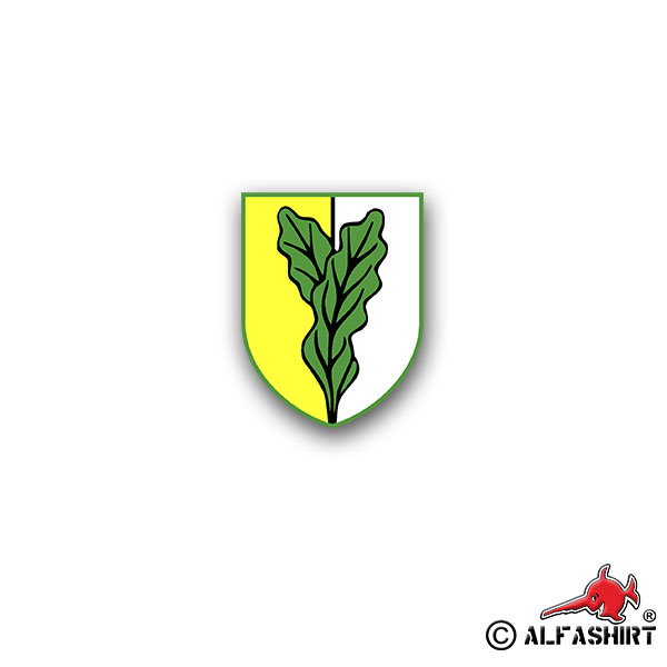 Sticker HSchBrig 52 Homeland Security Brigade BW Reservist 7x5cm A2561