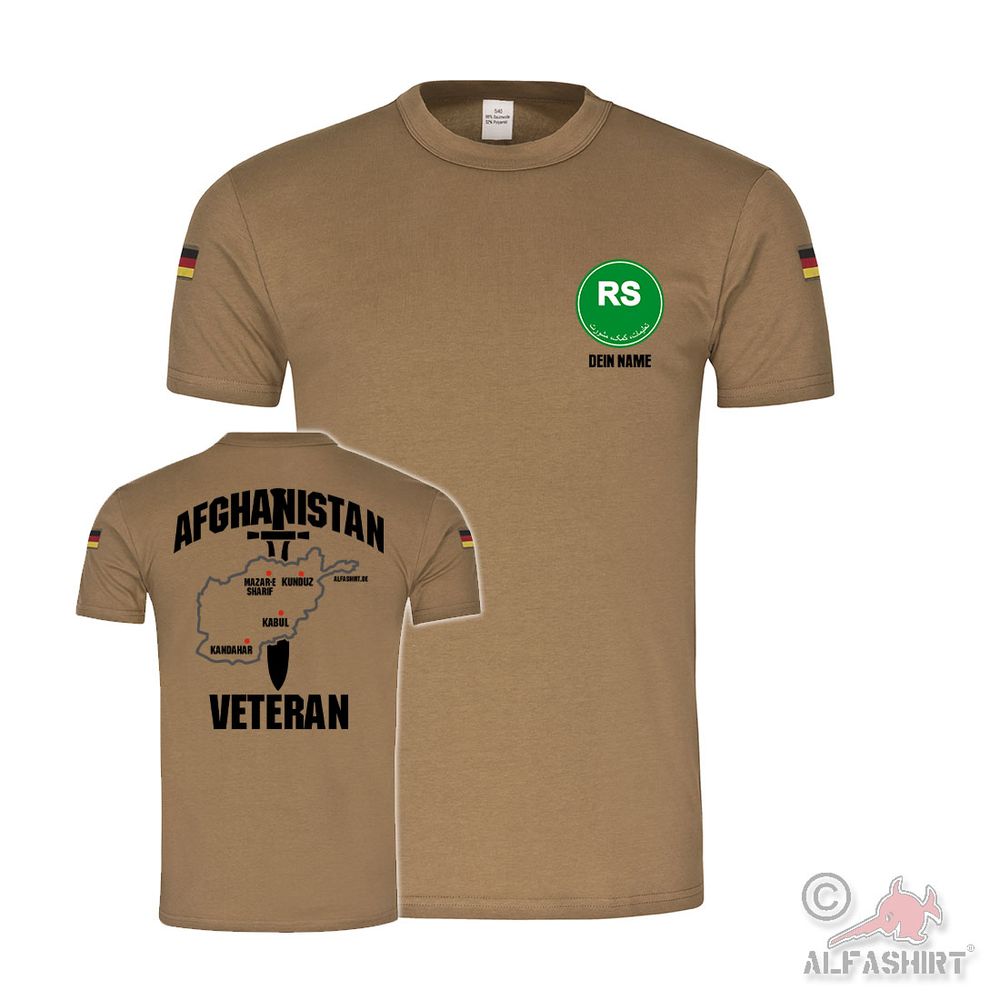 BW Tropen personalized RS Afghanistan Veteran Germany EinsKtgt #44478