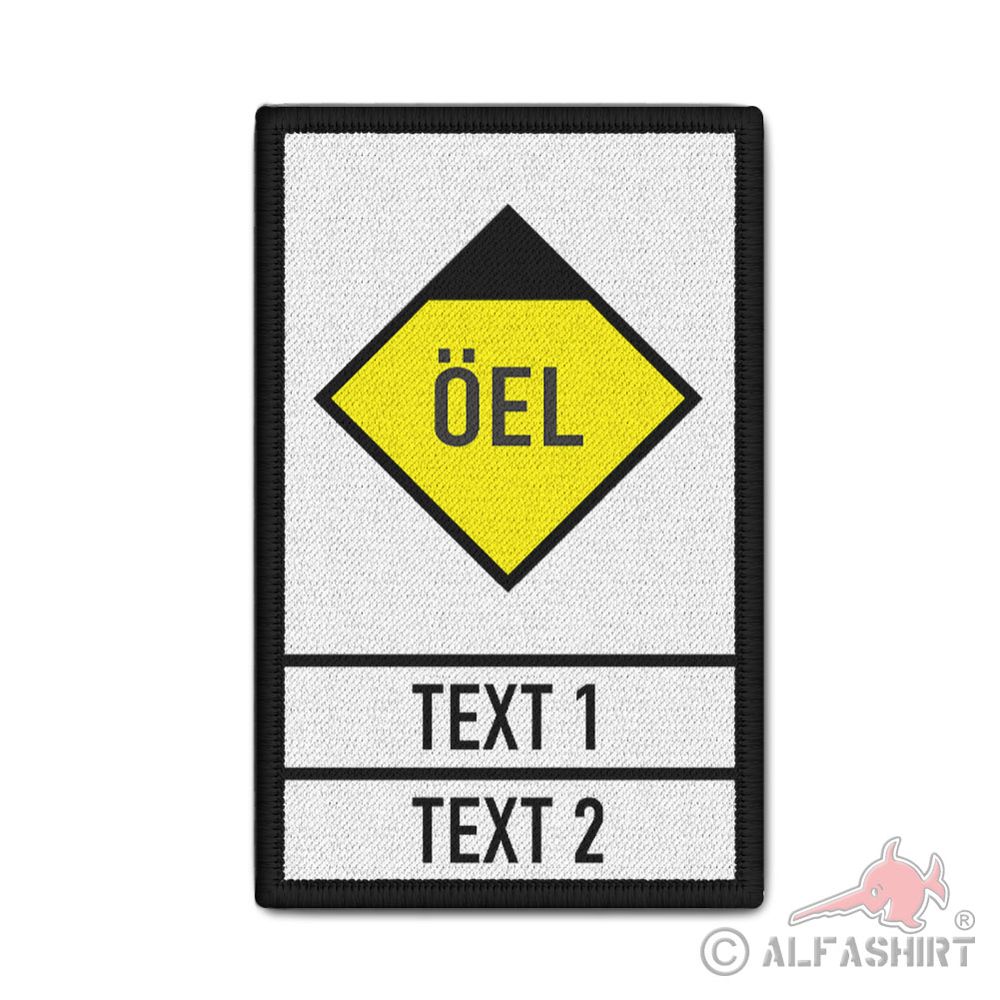 Rank Patch 9.8x6cm customizable ÖEL local operations manager #43997