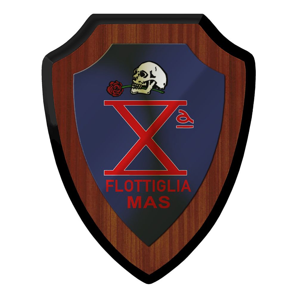 Heraldic shield Flottiglia MAS Italy special unit navy decoration # 31638