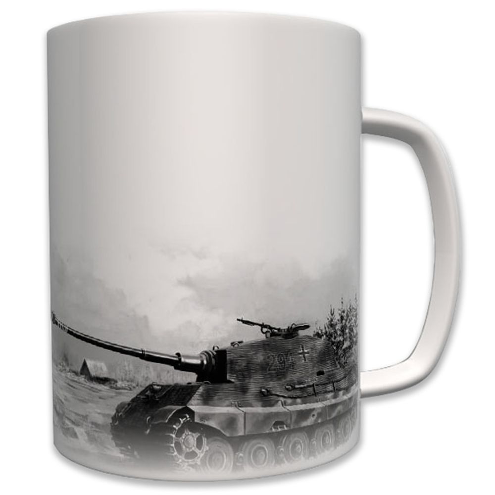 Militär Wk Wh Königstiger Im Schnee Winter Tiger Panzer - Tasse  #6362