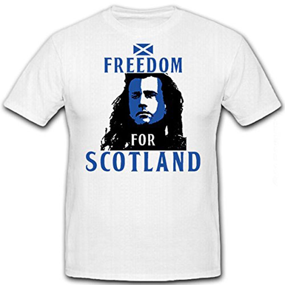 Freedom for SCOTLAND Schottland William Wallace Freiheitskämpfer- T Shirt #13032