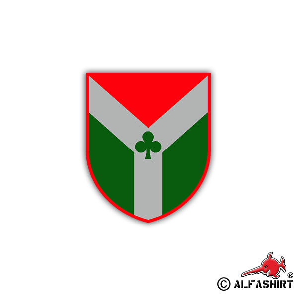 Sticker PzGrenBtl 51 Panzergrenadierbataillon BW Coat of Arms 7x6cm A1087
