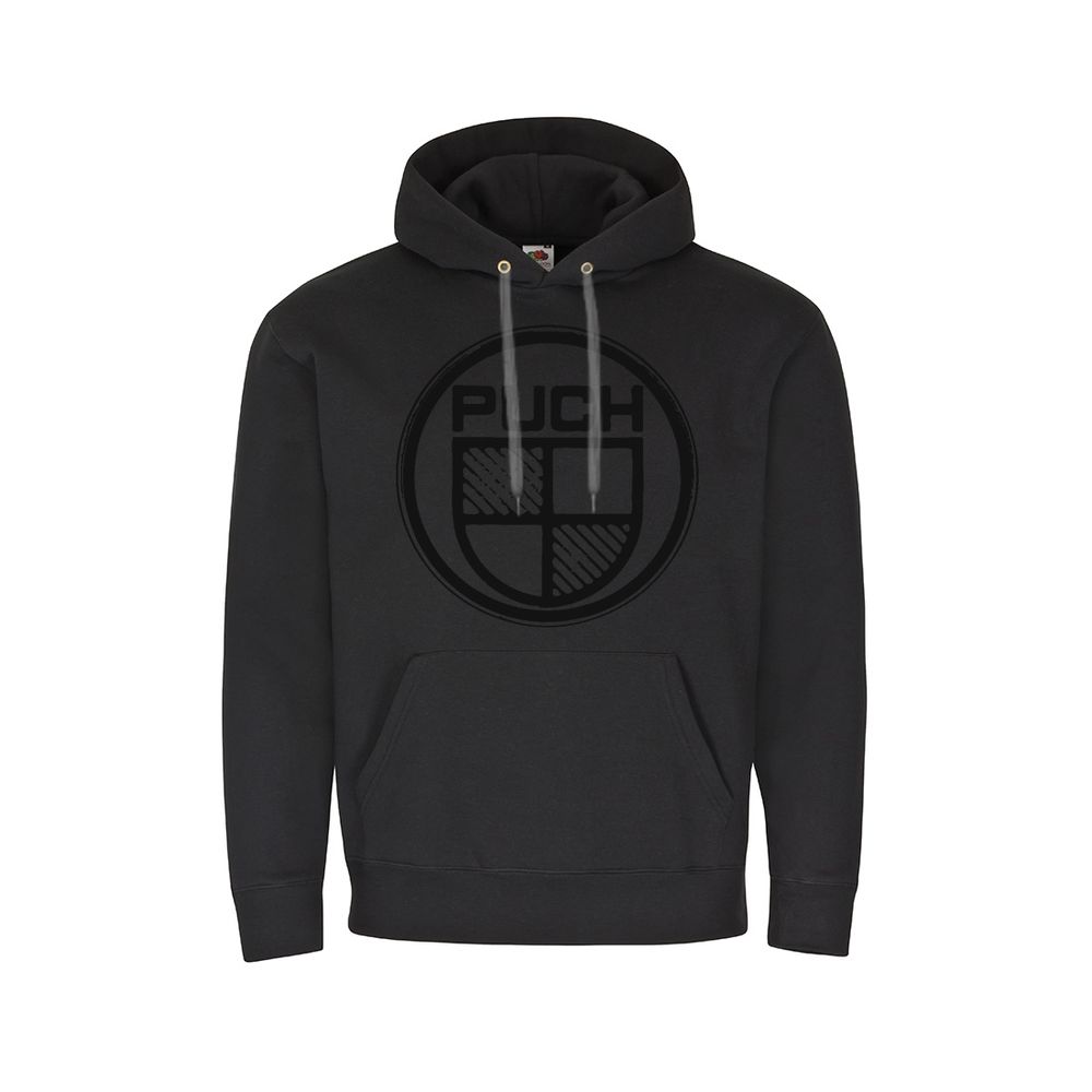 Hoodie Puch Black Puchwerke Austria Bicycle Motorbike # 33646
