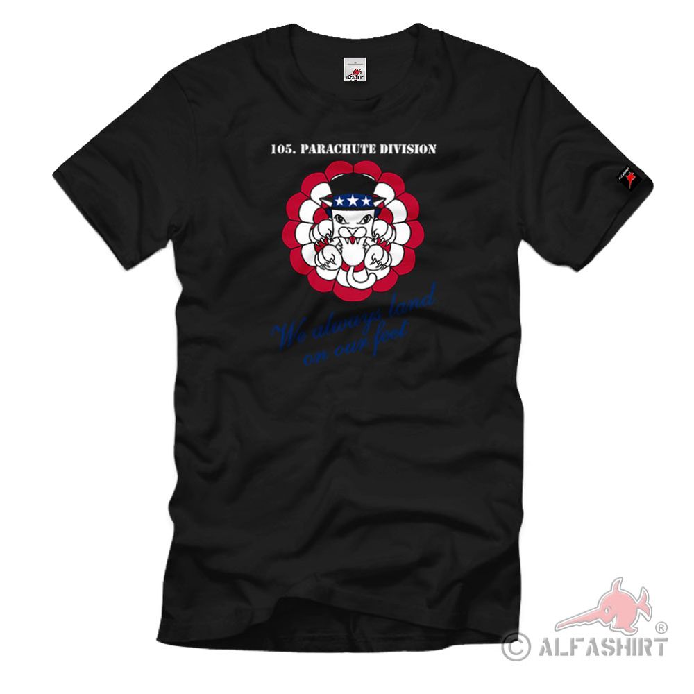 105 Parachute Division Fallschirmjäger FschJg Airborne Falli T-Shirt#715