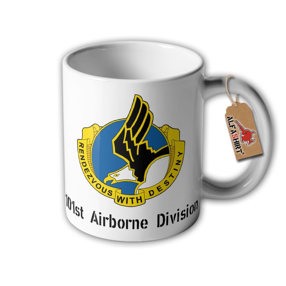 Tasse Screaming Eagles 101st Airborne Division Operation Overlord Garden #32360