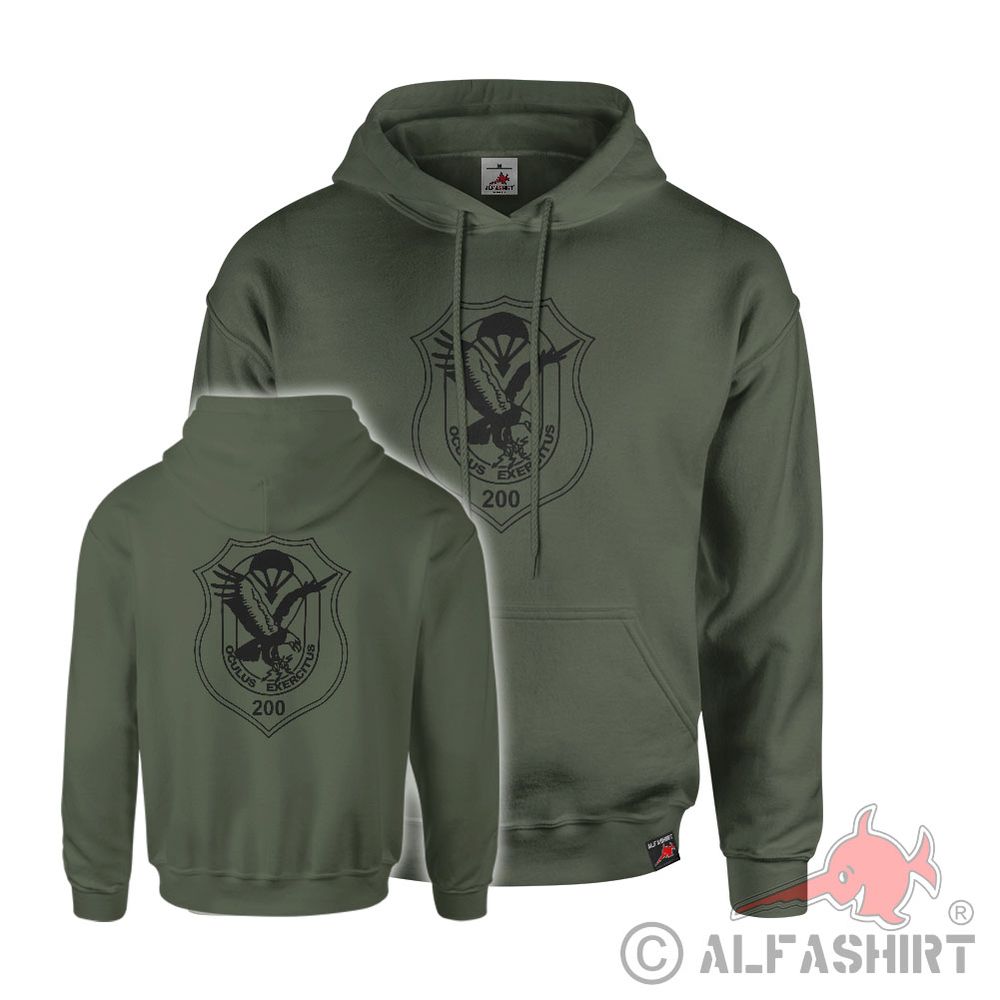 Hoodie oliv Fernspählehrkompanie FeSpähLehrKp 200 Fernspähkompanie Baden#42933