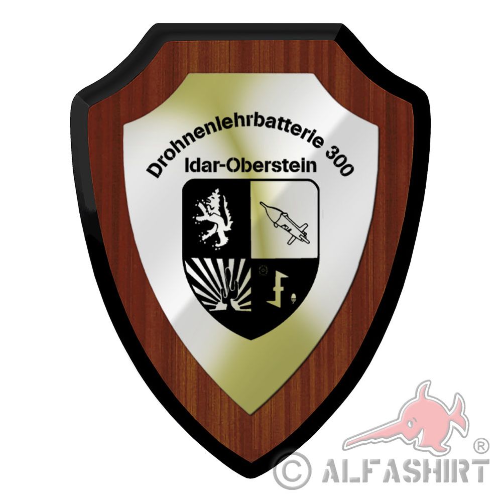 Heraldic shield drone battery DroBttr 300 coat of arms company Idar-Oberstein #42766