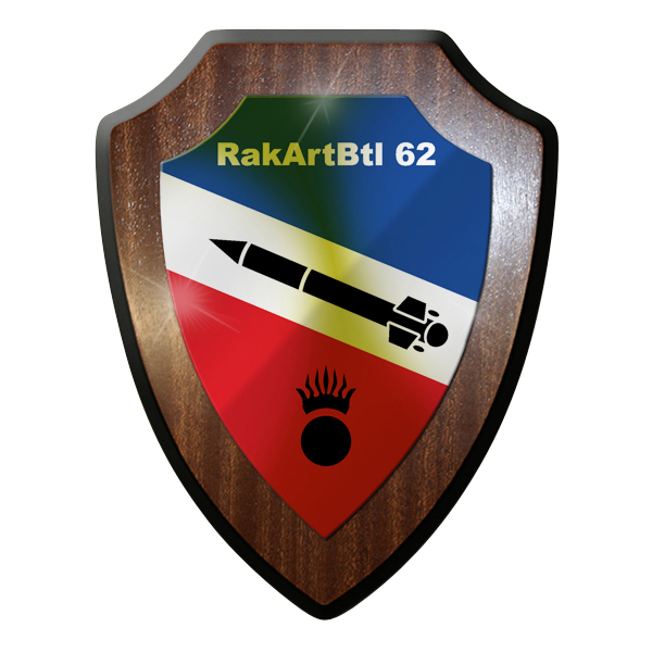 Wappenschild - RakArtBtl 62 RaketenArtillerieBataillon 62 Heer Bundeswehr #9298