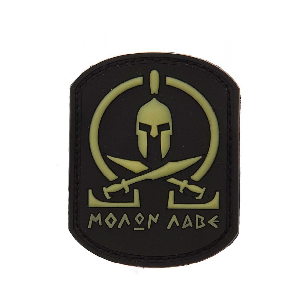 Come and take them PVC 3D Label Patch Moaom Aabe Get Sparta Infidel 5x7cm # 18461