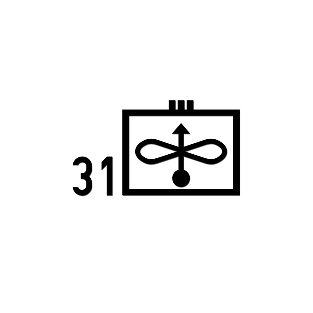 Tactical sign JaboG 31 sticker ZDv 1-11 military 26x15cm # A5614