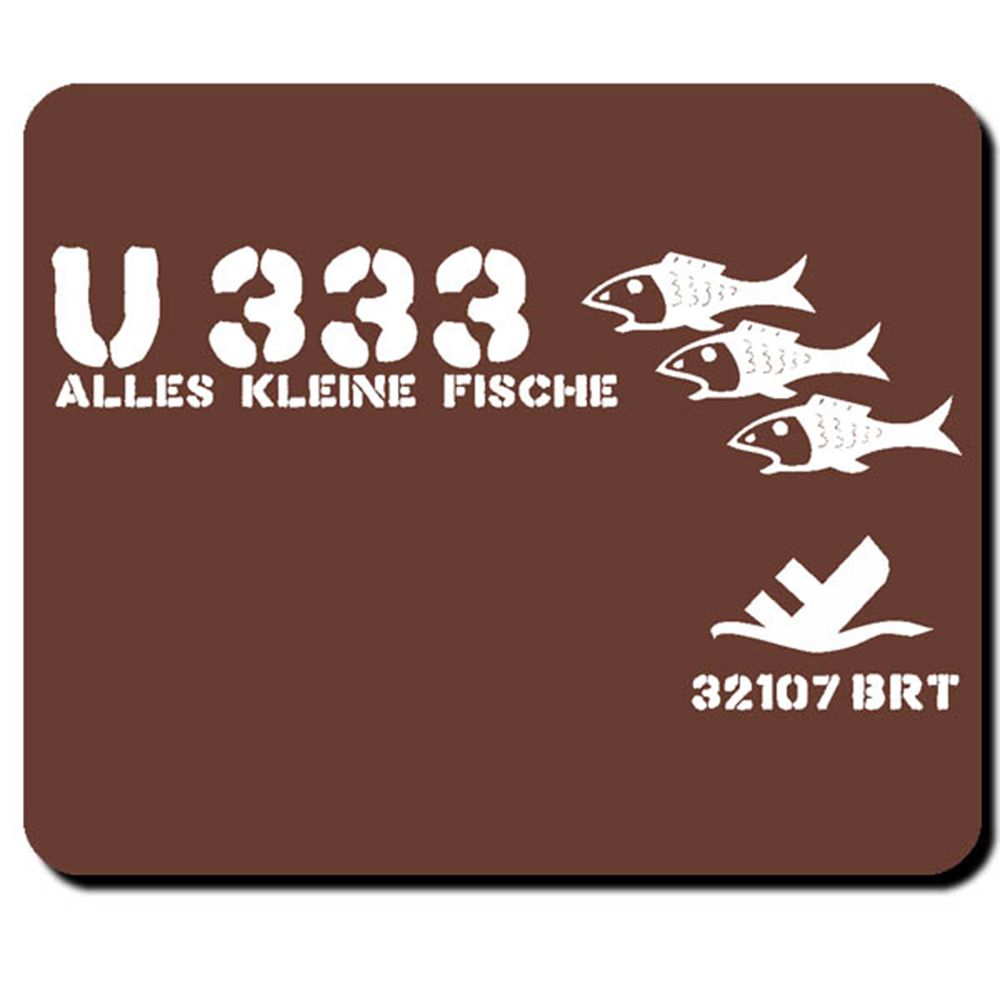 Uboot U333 Wk Marine Crest Badge All Small Fish - Mouse Pad PC # 16621