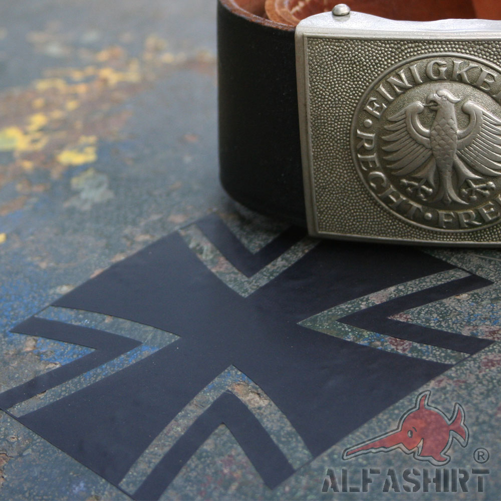 Bundeswehrkreuz Bundeswehr Emblem Modellbau Militär schwarz 10x10cm #A003