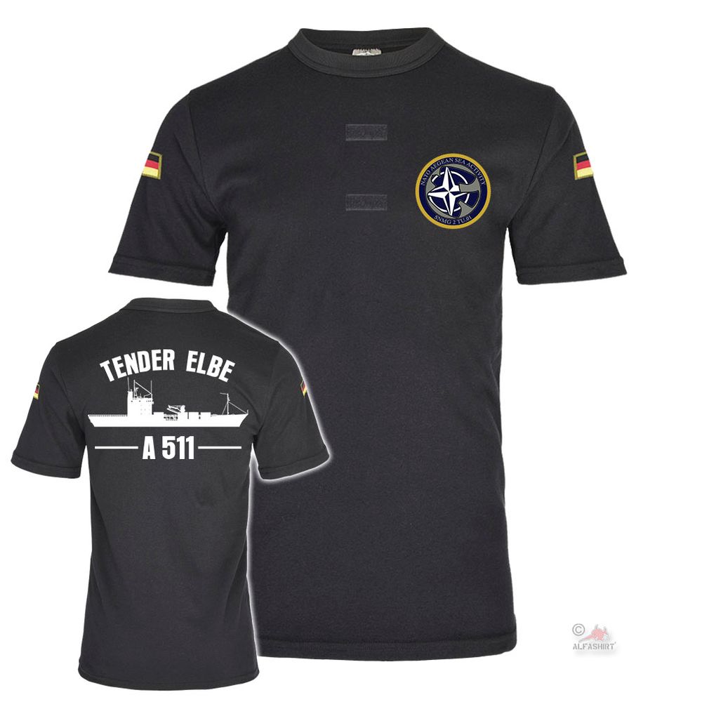 BW tropics black SNMG 2 Tender Elbe Marine Navy Shirt#41154