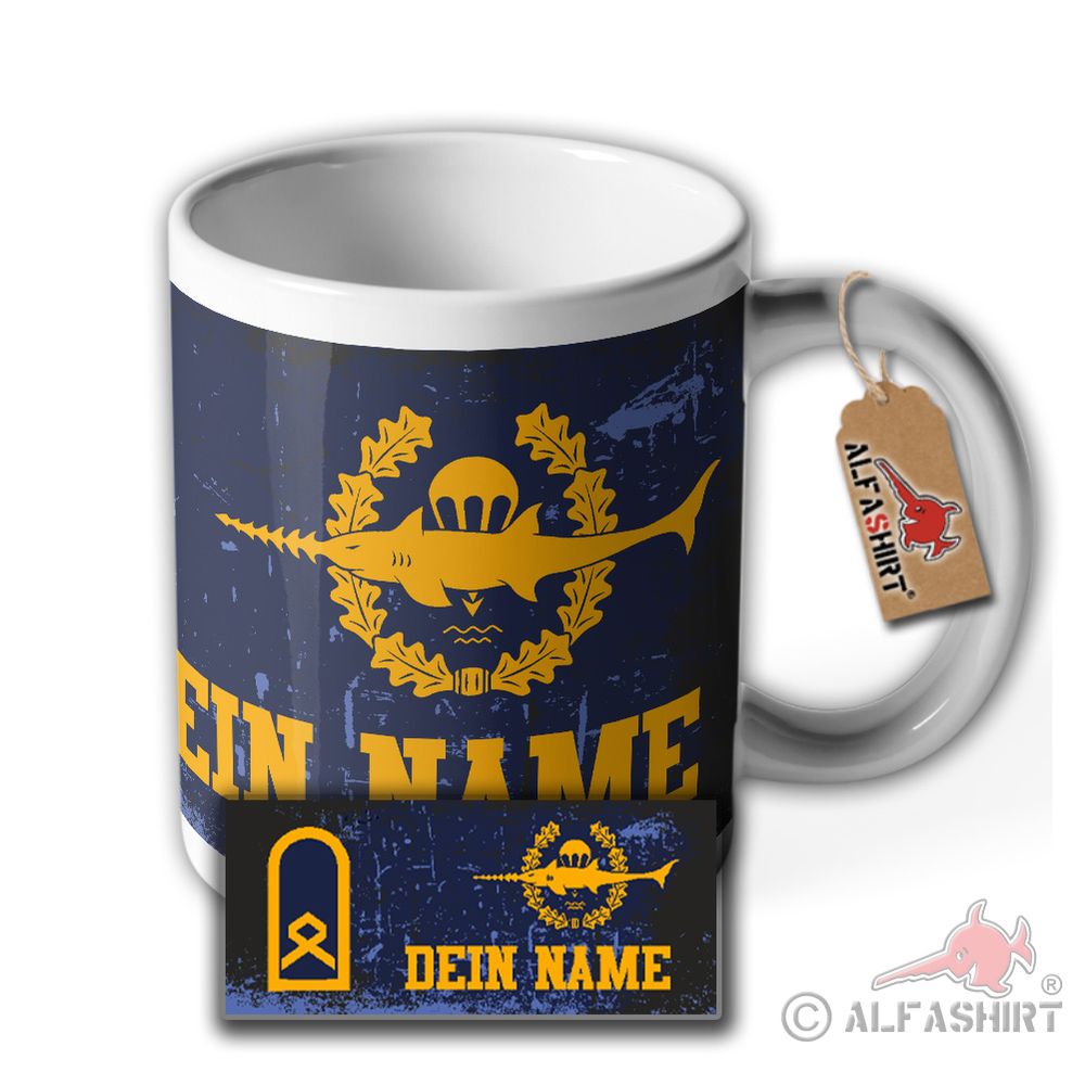 Tasse Hauptbootmann Kampfschwimmer Eckernförde Marine Bundeswehr #36229