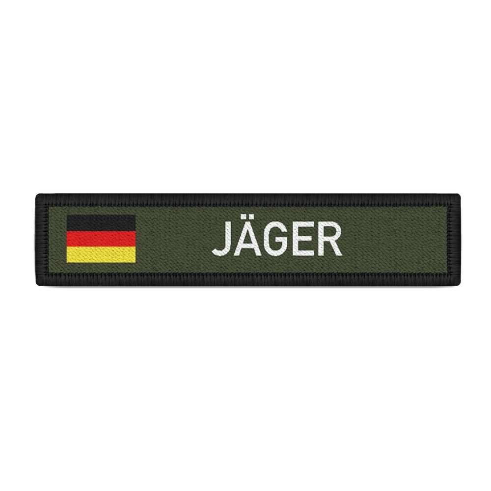 Patch Namensschild Jäger Forst Wald Jagdschutz Jagd Sportschütze Förster #30361