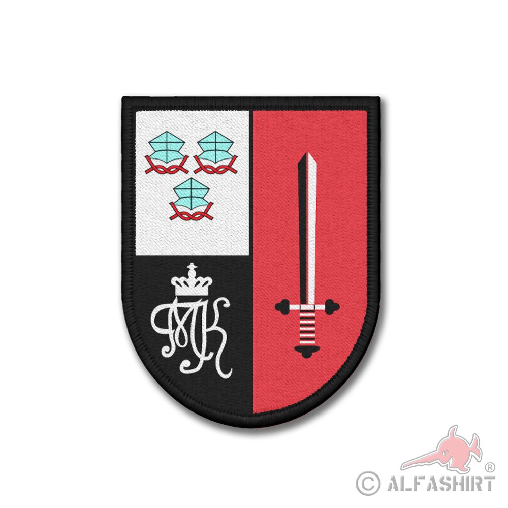 Patch PzBtl 244 Bundeswehr Panzer Bataillom Bund Leopard Landshut coat of arms # 37400